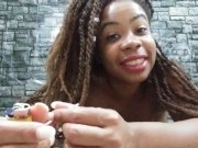 Smoking Big Lips Ebony Tells How to Make Small Talk Sexy - Cami Creams 3/16