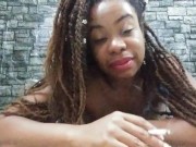 Smoking Big Lips Ebony Tells How to Make Small Talk Sexy - Cami Creams 6/16