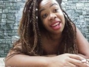 Smoking Big Lips Ebony Tells How to Make Small Talk Sexy - Cami Creams 9/16