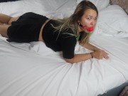 CASH or ASS? Amateur prefers to PAY with her ASS - and get Creampied 1/16