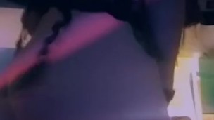 Sexy Blonde Trap Slut Fucks Her Ass With Purple Beaded Dildo