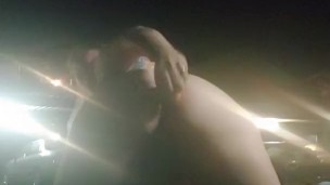 Public parking lot bbw teen anal
