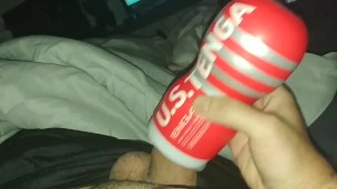 Curious straight guy CORY, CELEBRITY SEX TAPE & SEX TOY MOANING LOUD TO CUM