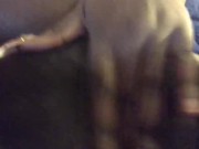 Ebony playing with her fat pussy in candy cane lingerie  14/16