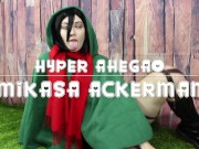 Mikasa Ackerman Titan Cock Ahegao TEASER XL Mr Hankeys Toys Cody Cachet 2/16
