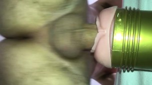 Fucking my pocket pussy till I nut