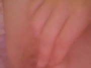 Full video rubbing my pretty little pussy for daddy 