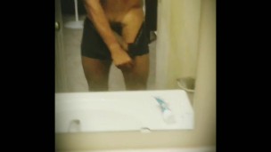 Showing my abs and cock! 