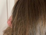 how to be a good girl - taking a sloppy face fuck and a facial 12/16