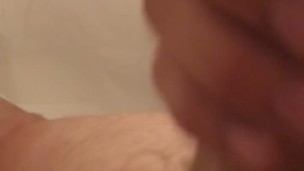 Boyfriend jerking off in shower 
