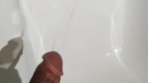Hung football chav teen caught pissing for horny sub (floppy 17cm)