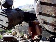 Teen Misty Has To Pee While Searching For Bug Pokemon In The Mines Outdoors 10/16