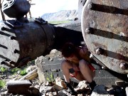 Teen Misty Has To Pee While Searching For Bug Pokemon In The Mines Outdoors 12/16