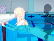 Fate Swimsuit Jalter Fucks at the Pool