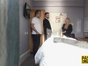 Eaten out fetish sub gets banged and jizzed 2/16