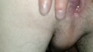 8" Big dick twink plays with tight hole and cums in slow motion