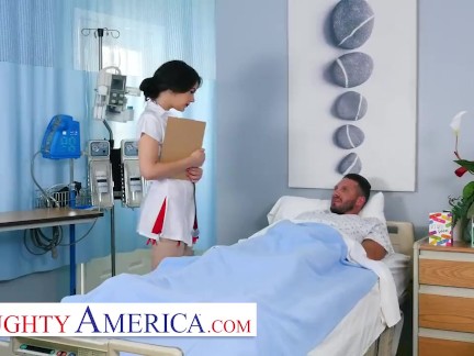 Naughty America - Nurse Valentina takes extra care of her patient