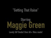 Big Natural Boobed Maggie Green Sucks BBC Boss For More Pay! 1/16