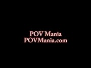 POVMania - Dick Sucking Brunette Makayla Cox Milks Cock! 15/16