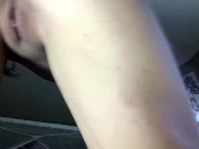 Naked hula hooping pussy tease 