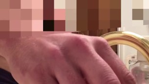 Caught my roommate shaving his dick! 