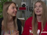 Lesbian Fun with Butt Plug and Big Dildo 15/16