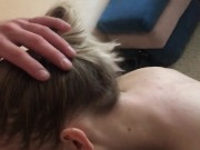 русская сделала минет и приняла сперму на своё лицо 3/16