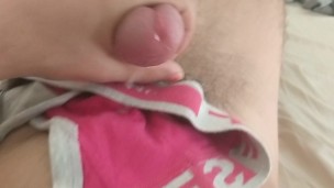 Cumming into pink Diesel jockstrap (SOLD) Part 3