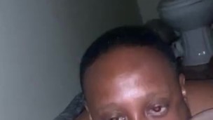 Tongue fucking my juicy pussy 