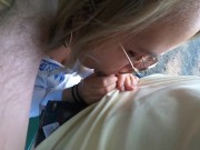 Public Blowjob and Sex - Cheating on her Boyfriend with a guy from Tinder 10/16