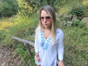 Public Blowjob and Sex - Cheating on her Boyfriend with a guy from Tinder 11/16