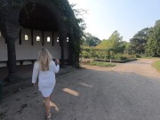 Public Blowjob and Sex - Cheating on her Boyfriend with a guy from Tinder 3/16