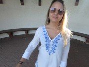 Public Blowjob and Sex - Cheating on her Boyfriend with a guy from Tinder 4/16