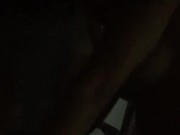 Tattoed model Genevieve Sinn rides a dick in a dark hotel room 10/16