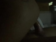 Tattoed model Genevieve Sinn rides a dick in a dark hotel room 5/16