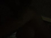 Tattoed model Genevieve Sinn rides a dick in a dark hotel room