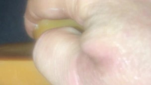 fucking with big Dildo