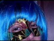 Tiny girl struggles to get a Buttplug in her tight ass! 1/16