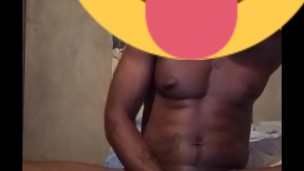 Beating my big dick