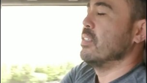 Adult Nursing Session in the Car