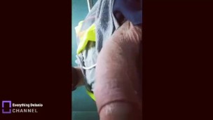 Latino Floppy Cock at work uniform Compilation