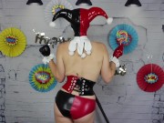 Harley Quinn Birthday Clown TEASER OmankoVivi Creampie Panty Stuffing Clown 5/16