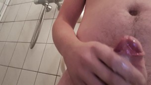 Close up cumshot