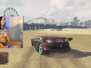 running ppl over in GTA5 but topless cause why not 10/16