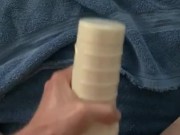 Massive Fleshlight Cumshot