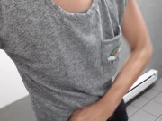 Standing Piss at a Busy Dirty Gas Station 12/16