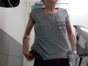 Standing Piss at a Busy Dirty Gas Station 14/16