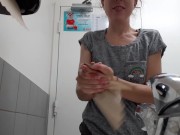 Standing Piss at a Busy Dirty Gas Station 16/16