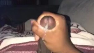 Busting a nut on the couch 