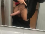 Playing in the elevator  - Screenshot 9 of 16 - Big Cock